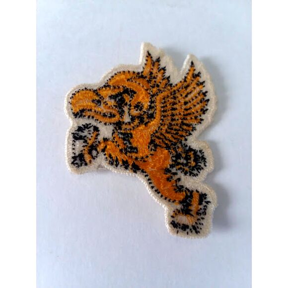 Football Iron on Patch Sew On Embroidered Applique 2 1/4" - Picture 3 of 3